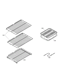 Shelf Assy parts for Thermador Wall Oven/Microwave Combo MEMC301EB01 from AppliancePartsPros.com