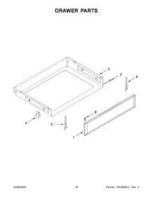 Drawer Parts parts for Maytag Electric Range MER6600FW5 from AppliancePartsPros.com