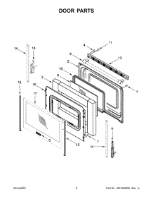 Door Parts parts for Maytag Electric Range MER6600FZ3 from AppliancePartsPros.com