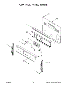 Control Panel Parts parts for Maytag Electric Range MER7700LZ0 from AppliancePartsPros.com