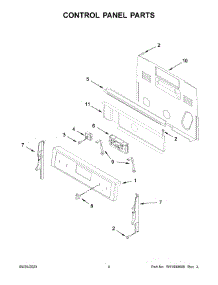 Control Panel Parts parts for Maytag Electric Range MER7700LZ3 from AppliancePartsPros.com