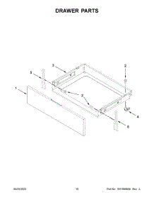 Drawer Parts parts for Maytag Electric Range MER7700LZ3 from AppliancePartsPros.com