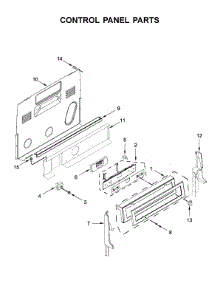 Control Panel Parts parts for Maytag Electric Range MER8800HK0 from AppliancePartsPros.com
