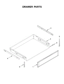 Drawer Parts parts for Maytag Electric Range MER8800HK0 from AppliancePartsPros.com