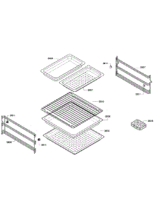 Shelfs parts for Thermador Electric Wall Oven MES301HP/01 from AppliancePartsPros.com