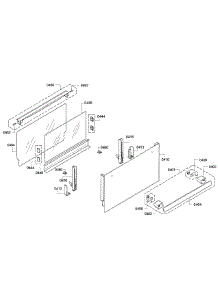 Door Assy parts for Thermador Electric Wall Oven MES301HS/01 from AppliancePartsPros.com