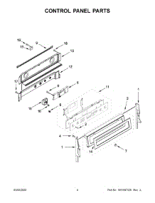 Control Panel Parts parts for Maytag Electric Range MET8800FZ05 from AppliancePartsPros.com