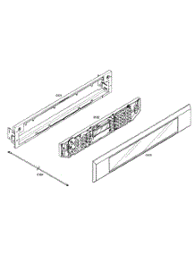 Control Panel parts for Thermador Electric Wall Oven MEW301ES01 from AppliancePartsPros.com