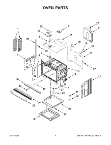 Oven Parts parts for Maytag Electric Wall Oven MEW9527FZ21 from AppliancePartsPros.com