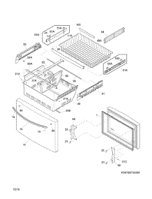Freezer Drawer, Baskets parts for Crosley Refrigerator MF-TEST-1-MD2 from AppliancePartsPros.com