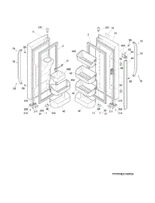 Fresh Food Door parts for Crosley Refrigerator MF-TEST-1-MD3 from AppliancePartsPros.com