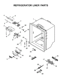 Refrigerator Liner Parts parts for Maytag Bottom-Mount Refrigerator MFC2062FEZ03 from AppliancePartsPros.com