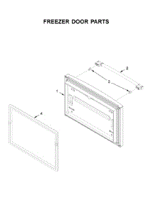 Freezer Door Parts parts for Maytag Bottom-Mount Refrigerator MFC2062FEZ04 from AppliancePartsPros.com