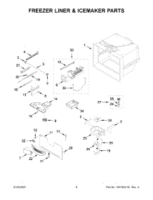 Freezer Liner & Icemaker Parts parts for Maytag Bottom-Mount Refrigerator MFC2062FEZ05 from AppliancePartsPros.com