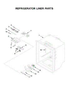 Refrigerator Liner Parts parts for Maytag Bottom-Mount Refrigerator MFF2558FEZ04 from AppliancePartsPros.com