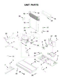 Unit Parts parts for Maytag Bottom-Mount Refrigerator MFF2558FEZ04 from AppliancePartsPros.com
