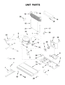 Unit Parts parts for Maytag Bottom-Mount Refrigerator MFF2558FEZ05 from AppliancePartsPros.com