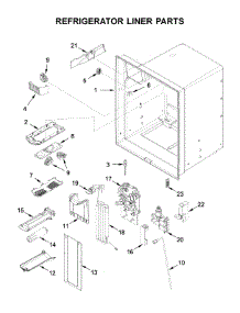 Refrigerator Liner Parts parts for Maytag Bottom-Mount Refrigerator MFI2269FRB01 from AppliancePartsPros.com