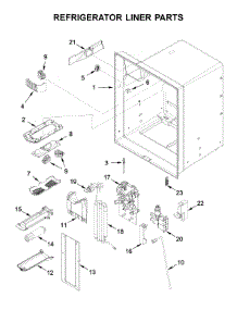 Refrigerator Liner Parts parts for Maytag Bottom-Mount Refrigerator MFI2269FRB02 from AppliancePartsPros.com