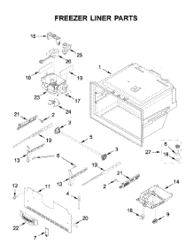 Freezer Liner Parts parts for Maytag Bottom-Mount Refrigerator MFI2269FRB02 from AppliancePartsPros.com