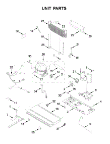 Unit Parts parts for Maytag Bottom-Mount Refrigerator MFI2269FRW01 from AppliancePartsPros.com