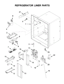 Refrigerator Liner Parts parts for Maytag Bottom-Mount Refrigerator MFI2269FRZ04 from AppliancePartsPros.com