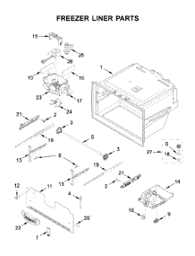Freezer Liner Parts parts for Maytag Bottom-Mount Refrigerator MFI2269FRZ04 from AppliancePartsPros.com