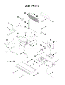 Unit Parts parts for Maytag Bottom-Mount Refrigerator MFI2269FRZ04 from AppliancePartsPros.com