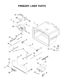 Freezer Liner Parts parts for Maytag Bottom-Mount Refrigerator MFI2570FEB02 from AppliancePartsPros.com