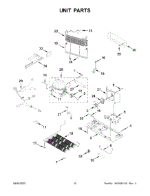 Unit Parts parts for Maytag Bottom-Mount Refrigerator MFI2570FEB09 from AppliancePartsPros.com
