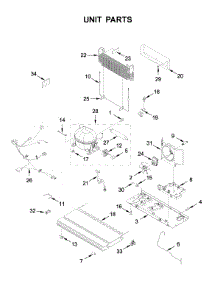 Unit Parts parts for Maytag Bottom-Mount Refrigerator MFI2570FEW02 from AppliancePartsPros.com