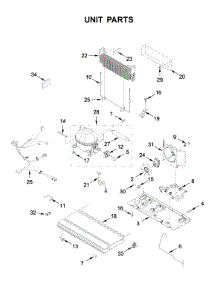 Unit Parts parts for Maytag Bottom-Mount Refrigerator MFI2570FEZ07 from AppliancePartsPros.com