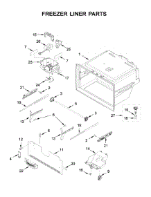 Freezer Liner Parts parts for Maytag Bottom-Mount Refrigerator MFI2570FEZ08 from AppliancePartsPros.com