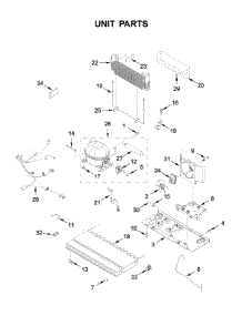 Unit Parts parts for Maytag Bottom-Mount Refrigerator MFI2570FEZ08 from AppliancePartsPros.com