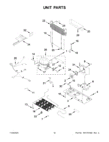 Unit Parts parts for Maytag Bottom-Mount Refrigerator MFI2570FEZ15 from AppliancePartsPros.com