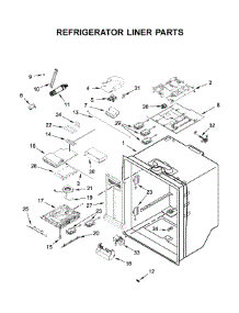 Refrigerator Liner Parts parts for Maytag Bottom-Mount Refrigerator MFT2772HEZ02 from AppliancePartsPros.com