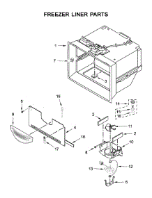 Freezer Liner Parts parts for Maytag Bottom-Mount Refrigerator MFT2772HEZ02 from AppliancePartsPros.com