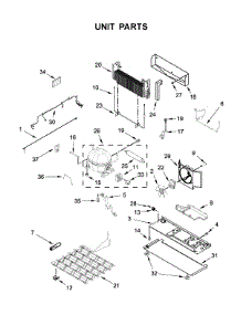 Unit Parts parts for Maytag Bottom-Mount Refrigerator MFT2772HEZ02 from AppliancePartsPros.com