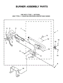 Burner Assembly Parts parts for Maytag Dryer MGD5630HC1 from AppliancePartsPros.com