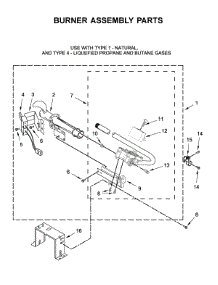 Burner Assembly Parts parts for Maytag Dryer MGD5630HW0 from AppliancePartsPros.com