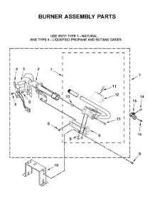Burner Assembly Parts parts for Maytag Dryer MGD5630HW1 from AppliancePartsPros.com