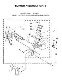 Burner Assembly Parts parts for Maytag Dryer MGD6230RHW0 from AppliancePartsPros.com