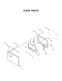 Door Parts parts for Maytag Dryer MGD7230HC0 from AppliancePartsPros.com