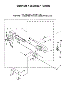 Burner Assembly Parts parts for Maytag Dryer MGD8630HW2 from AppliancePartsPros.com