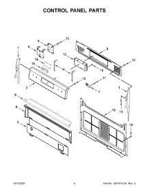 Control Panel Parts parts for Maytag Gas Range MGR6600FW3 from AppliancePartsPros.com