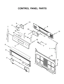 Control Panel Parts parts for Maytag Gas Range MGR6600FZ2 from AppliancePartsPros.com