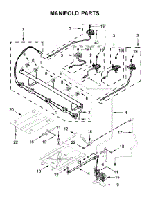 Manifold Parts parts for Maytag Gas Range MGR6600FZ2 from AppliancePartsPros.com