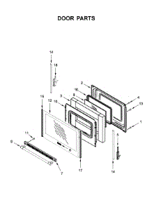 Door Parts parts for Maytag Gas Range MGR6600FZ2 from AppliancePartsPros.com