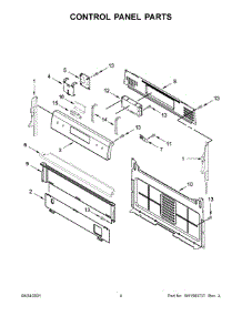 Control Panel Parts parts for Maytag Gas Range MGR7700LZ0 from AppliancePartsPros.com