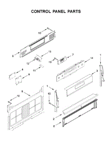 Control Panel Parts parts for Maytag Gas Range MGR8800FZ1 from AppliancePartsPros.com